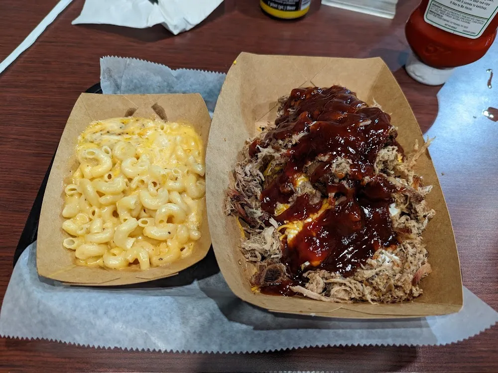 Trex BBQ Pulled Pork Loaded Baked Potato